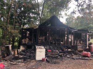 One dead in Green Bag Road fire